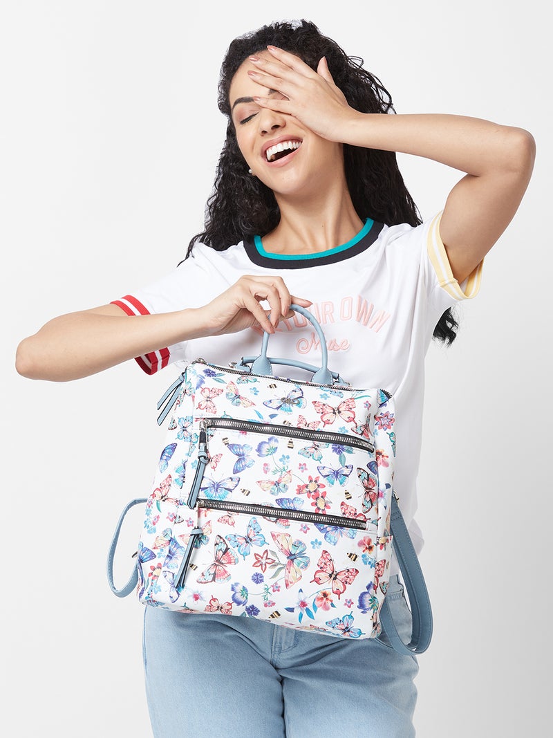 Globus Women Multi Print Smart Casual Backpack - Image 1